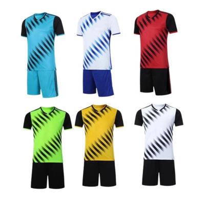 China Youth Soccer Jersey Sets Football Shirt Football Shirt Short Sleeve Soccer Uniform for sale