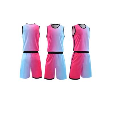 China Custom 3D Sublimation Printing Basketball Jersey Sets Custom OEM Basketball Uniforms for sale