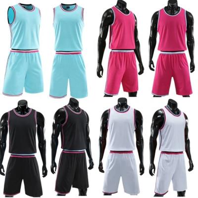 China 2021 Squares The High Quality Number 3 New Heat Blue Pink Basketball Jersey Top 13# 22# for sale