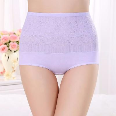 China 95%cotton /5%spandex hot sale cotton jacquard weave sheer briefs women panties for sale