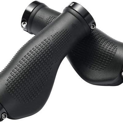 China BMX Bike Handlebar Grips, Ergonomic Design Double Handlebar Grip Lock for sale