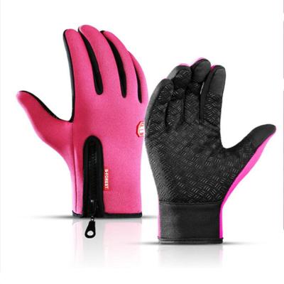 China Polyester factory price insulation gloves for winter use, touch mobile phone screen, waterproof and non-slip for sale