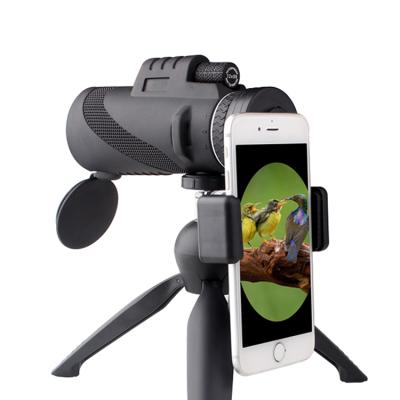 China 12x50 Square Telescopes 12x50 bak4 Low Light Night Vision Zoom Monocular For Smartphone M2052H-12X50B for sale