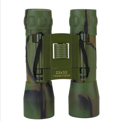 China TELESCOPE New Camouflage 22x32 Upright Binoculars Stand Up Outdoor Camping Night Vision For Watching Football Concerts for sale