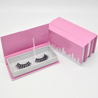 China Custom seller 25mm eye lashes3d mess packaging box lashbook container 25mm wick eyelashes package box custom wholesale for sale