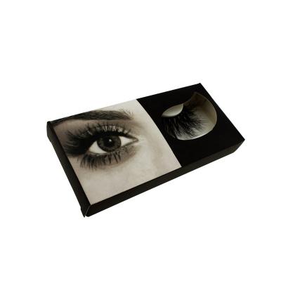 China Handmade Cruelty Free Custom Clear Strip Box Packing Box Packing Diamond Eyelashes Diamond Shape Eyelashes Premium Mink Fur Strip Lashes for sale