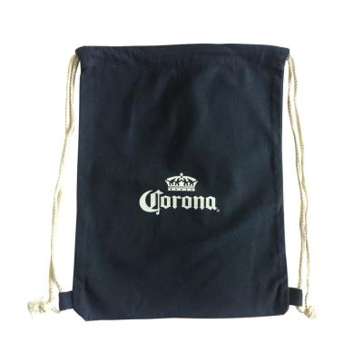 China Custom Folding Tote Bag Custom Letter Printed Cotton Canvas Small Folding Printed Drawstring Bag for sale