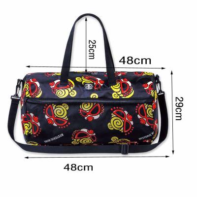 China Fashion Single Lightweight Wide Strap Travel Waterproof Tote Shoulder Luggage Bag Female Sports Gym Bag for sale