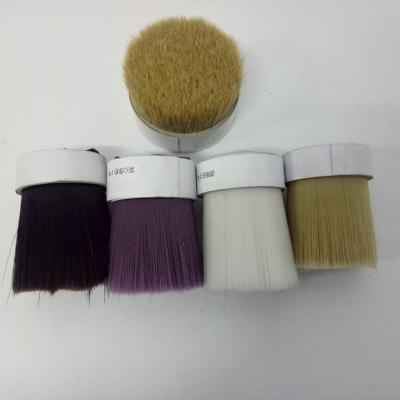 China Cleanging / Coating /painting Natural White Boiled Pig Hair 38-160mm Pig Hair For Paintbrush for sale