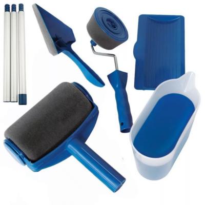 China Hot Selling Painting Sponge And Flocking Material Multifunctional Cover Paint Roller Set for sale