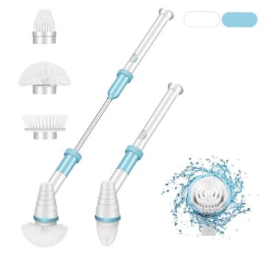 China Sustainable Upgraded Cordless Electric Household Rotating Scrubber Power Brush Floor Tub Electric Cleaning Brush for sale