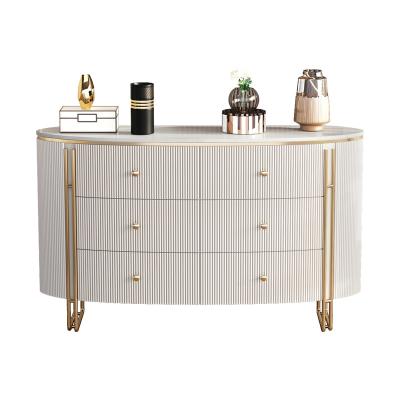 China (Others)OEM factory china cabinet adjustable famous designers furniture dining console marble top console table for home storage for sale