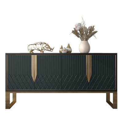 China Modern Living Room Furniture Wooden SideTable Corridor Cabinet Dining Room Sideboard Home Storage (Other) Luxury Fashion Adjustable for sale