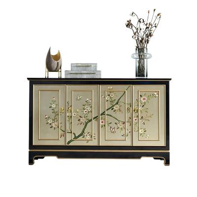 China Chinese Style Solid Professional Multi Wood Adjustable Living Room Storage Cabinet Hand Painted Console Home Furniture (Others) for sale