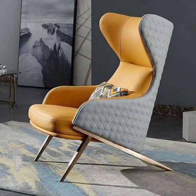 China China Latest Design Fashion Living Room Luxury Furniture Velvet High Back Elegant Leather Wholesale Lounge Chairs For Bed for sale