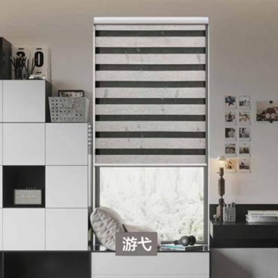 China Gray Window Deco Made eclectic to measure zebra blinds with embroidery for sale