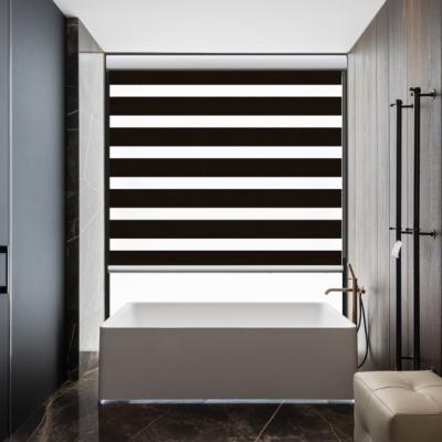 China Minimalist Zebra Blinds for Windows - Sheer Horizontal Window Blinds and Shades for Day and Night - Light Filtering Roller Shading f for sale