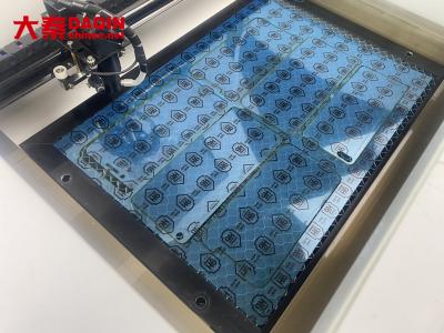 China Daqin Mobile Phone Tempered Glass Screen Protector Laser Cutting Machine Ideal For Phone Accessory Online Shop Business for sale