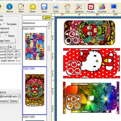 China 3d Mobile Skin Cutting Plotter Daqin For Phone Cases zu verkaufen