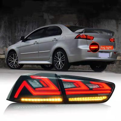 China Wholesale PP+ABS Vland Factory Tail Light Led Car Rear Lamp For Mitsubishi Lancer 2008-2017 Tail Lights for sale