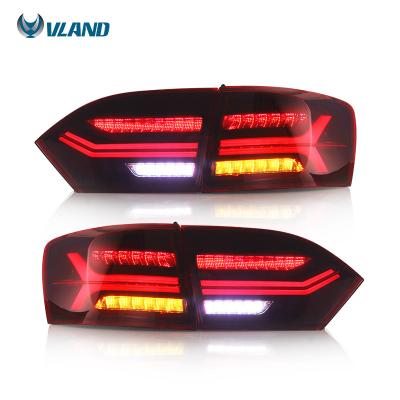 China PC+ABS+PMMA VLAND Full LED Rear Lights Rear Tail Light Sequential Tail Lamp 2011-2014 Vento Atlantic SAGITAR For VW Jetta mk6 for sale