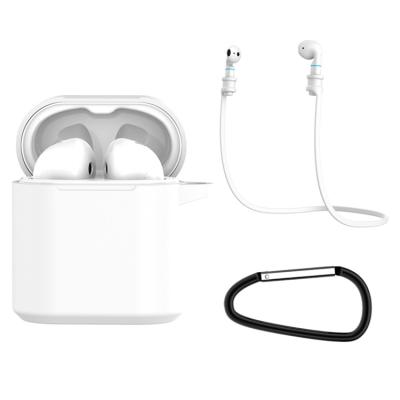 China Hook Free Low MOQ Full 3 Protectors In 1 Silicon Box Filler Cases Wireless Earphone In Stock For Fly Pods Headset Cover for sale