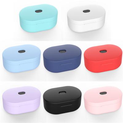 China OEM Simple Wholesale Custom Shockproof Wireless Earphone Silicone Skin Cover Protective Case For Air Dots for sale