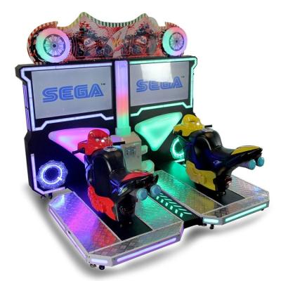 China Plastic Motorcycle Arcade Racing Driving Simulation Games Machine For 2 Person Game for sale