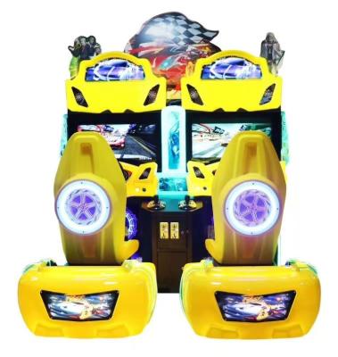 China Professional Manufacturer HIgh-Definltlon Immerslve Hardware Car Racing Two Player Arcade Game Machine for sale