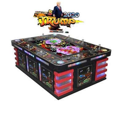 China Metal+Plastic The Latest Video Game Fishing King3 Trump2020 Indoor Coin Slots Game for sale