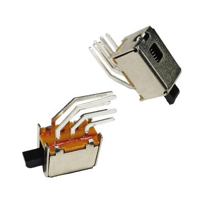 China High Temperature Resistant PCB PS-22F93 (ON) DC Plug-in Main Switch Momentary OFF- Lockless Mini Push Switch for sale