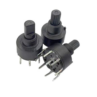 China 0-7Gear Mini DC45 Multi-Position Voltage Selector Rotary Switch Multi-Function Circular Conversion for sale