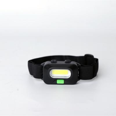 China Camping Fishing Running Super Bright Mini LED Head Lamp COB Headlight with 3AAA Batteries 5