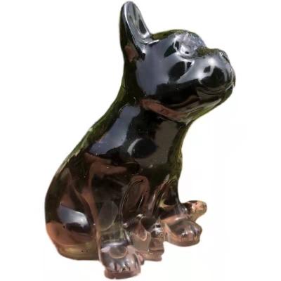 China Wholesale Europe Crystals Healing Stones Resin Animals Crystal Chips Bulldog Doll For Souvenirs for sale