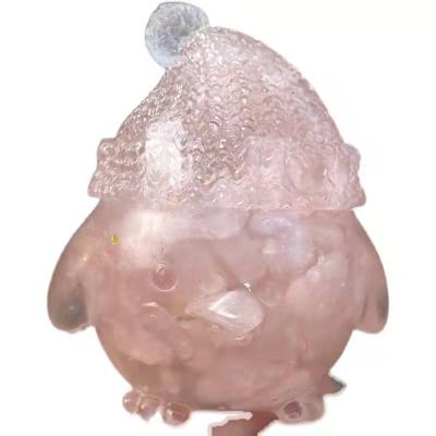 China Wholesale Europe Crystal Healing Stones Resin Animals Crystal Chips Penguin Doll For Souvenirs for sale