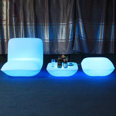 China High Quality Modern LED Furniture Chair Home Outdoor Lighting Sofa With Light For Sale for sale