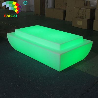 China Modern LED Furniture Commercial Led Outdoor Table Led Light Furniture for sale