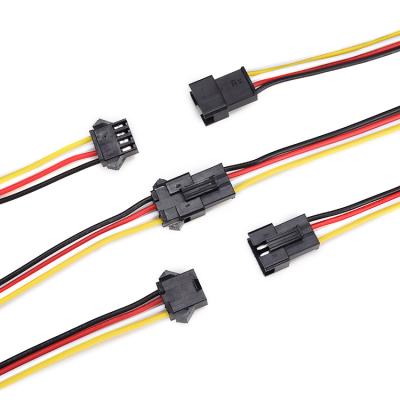 China Hot Black SM JST Connecto Pitch Plug Male To SM Female Plug Cables Rc Battery SM Connector For Led Strip Light for sale