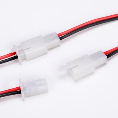 China Electronic Waterproof Cable Wire Assembly With Jst 2-Pin Female Connector Plug 2.8 To Wire Connectors Cable Harness for sale