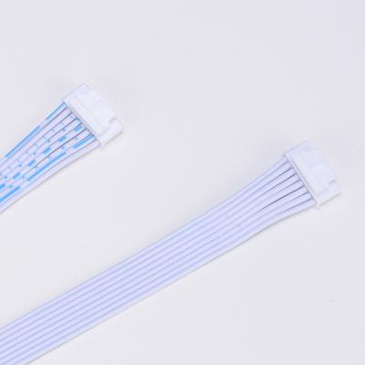 China Molex Wire Connection Jst Xh2.54 Xh 2.54Mm 8P Cable Connector 8P Electronic Terminal Blue White Flat Harness for sale