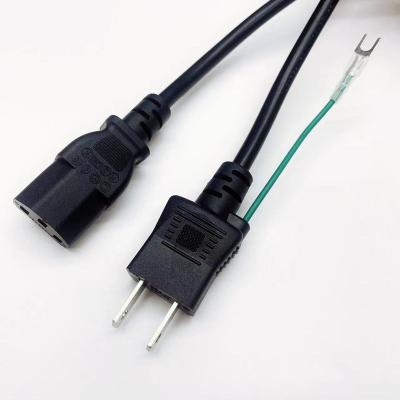 China Home Appliance JET Standard Power Cable For Japanese 3 Pins 0.75M2 Plug In 15A/20A 250V Japan Power Cord for sale