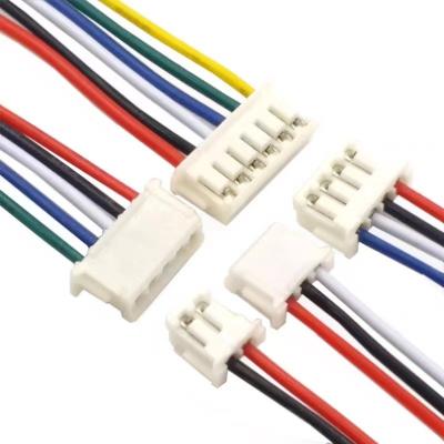 China ZH1.5mm 2Pin 3pin-12pin 28awg1007 electronic terminal wire cable fan connector smart audio cable for sale