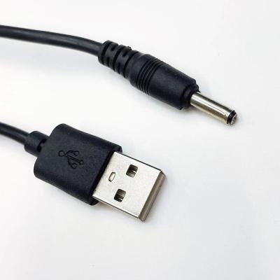 China Factory Price Overhead Usb To 3.5 Jack Connector Dc Power Supply Charger Attach 3.5*1.35Mm Usb To Dc 3.5Mm Power Cable for sale