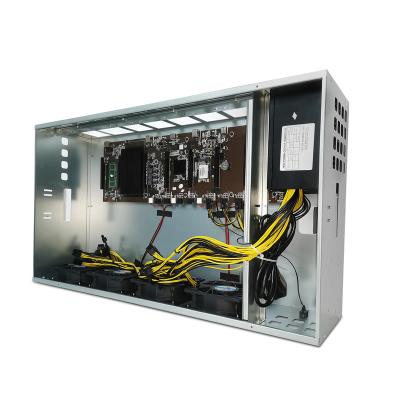 China ComputerGraphic Server 8 Card 9card Desktop PC Cards Full Set 8 9 12 GPU Case View Server with 8gpu 9GPU RX 580 8gb for gpu for sale