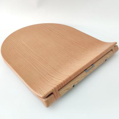 China Wholesale Factory Price D Shape Wood Plastic Slim Side Slow-end Toilet Seat Urea Soft Close Toilet Seat Urea Hinge Cover for sale