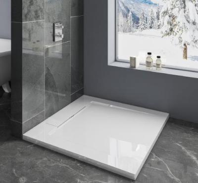 China Modern Custom Size Shower Tray Bathroom Shower Tray Stone Square Shower Tray for sale