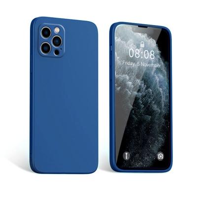 China 2022 Hot Sale Anti-drop Microfiber Llining Liquid Silicone Cell Phone Shockproof Case For iPhone X 7 8 11 12 13 SE2 SE3 Cover for sale