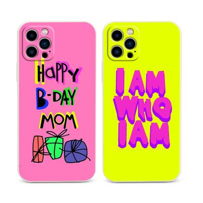 China Wholesale Custom Shockproof For I Brand Shockproof Phone Cases Designer Liquid Silicone Cover Phone Case Manufacturer Blank Sublimation Name for sale