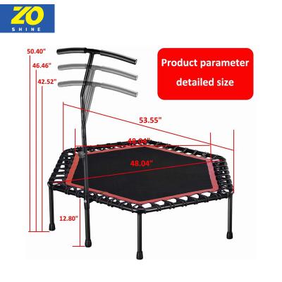 China Without Protective Net Wholesale Equipment Zoshine Trampoline Adult Jumping Adult for sale