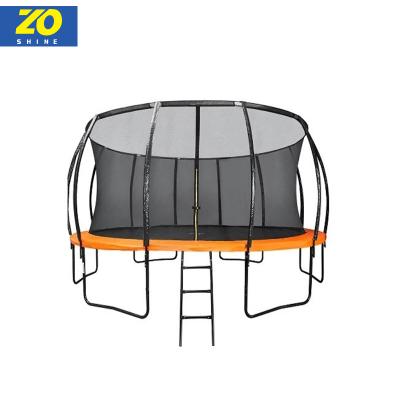 China With Competitive Price Protective Net Good Quality Safety Largest Zoshine Trampoline 10Ft Outdoor With 7Ft Basketball Hoop for sale